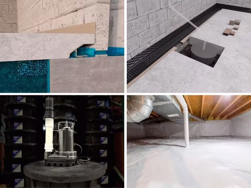 basement waterproofing products and systems for professional contractors