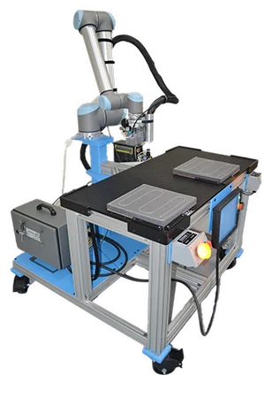 gluebotic robotic assembly station